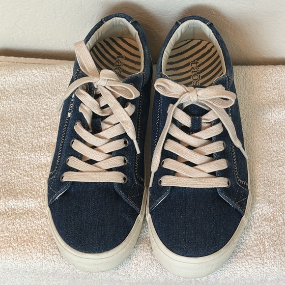 Taos men’s Denim Blue Sneakers Size 10 - Picture 10 of 10